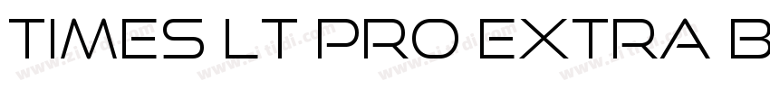 Times LT Pro Extra B字体转换